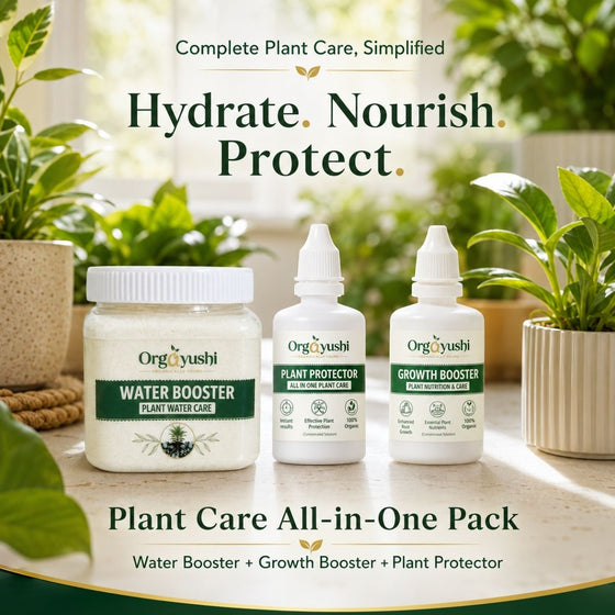 🌿 OrgAyushi Plant Care All-in-One Pack