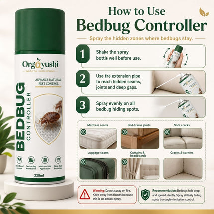 OrgAyushi Bedbug Controller Spray