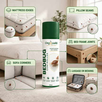 Bedbug Controller Spray - Plant-Powered Bed & Sofa Protection