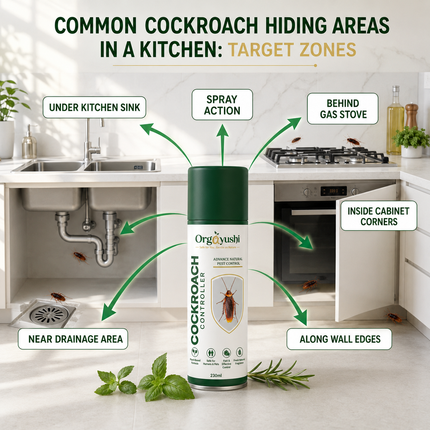 OrgAyushi Cockroach Controller Spray