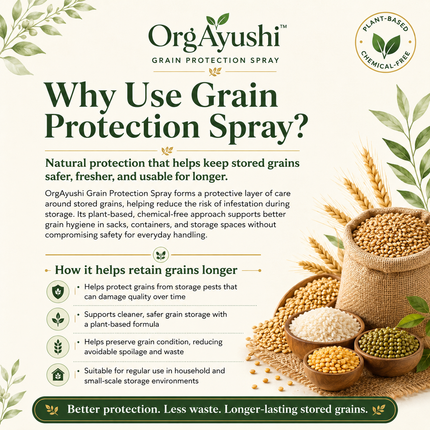 Grain Protector Spray - Plant-Powered Kitchen Storage Protection