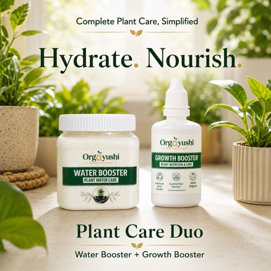 OrgAyushi Hydration + Growth Plant Care Combo