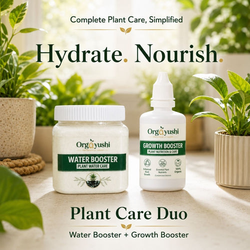 OrgAyushi Hydration + Growth Plant Care Combo