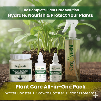 🌿 Plant Care All-in-One Pack (Hydration + Growth + Protection)