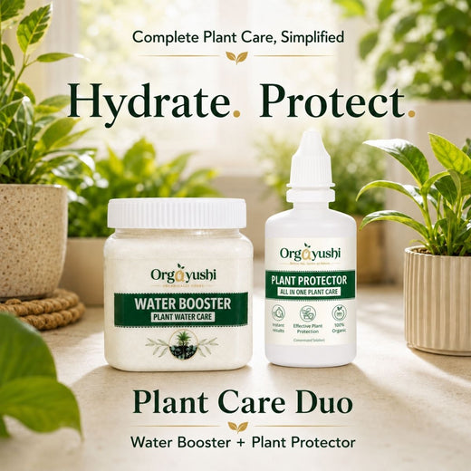 OrgAyushi Hydration + Protection Plant Care Combo