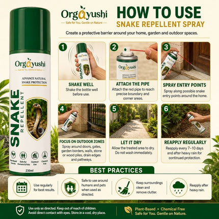 OrgAyushi Snake Repellent Spray