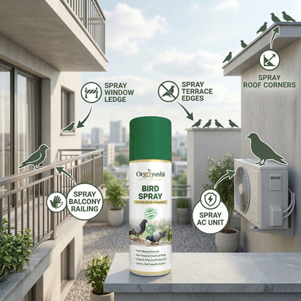 Ecofriendly Bird Repellent Spray