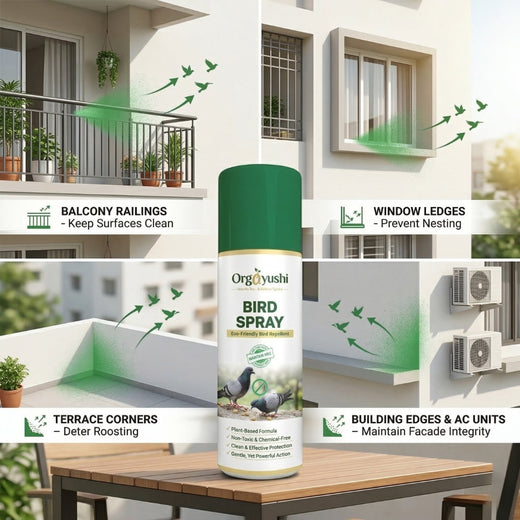 OrgAyushi Bird Repellent Spray