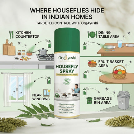 OrgAyushi Housefly Controller Spray