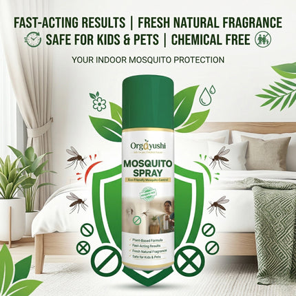 OrgAyushi Mosquito Controller Spray