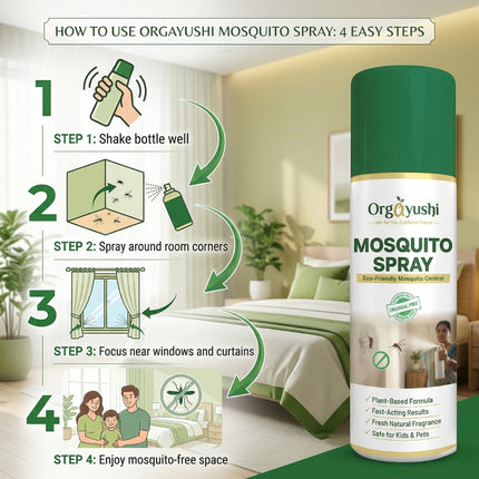 OrgAyushi Mosquito Controller Spray